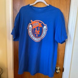 NY Mets 2015 National League Champions Tee 1-800-flowers Blue